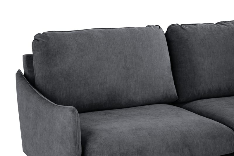 Trend Lyx Hjørnesofa Vendbar - Mørkegrå/Eik - Møbler - Sofaer - Hjørnesofa