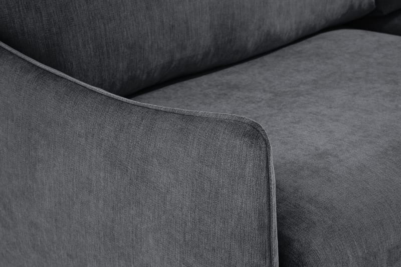 Trend Lyx Hjørnesofa Vendbar - Mørkegrå/Eik - Møbler - Sofaer - Hjørnesofa