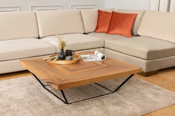 Tulima Sofa med Sjeselong Høyre - Beige/Natur - Møbler - Sofaer - Hjørnesofa
