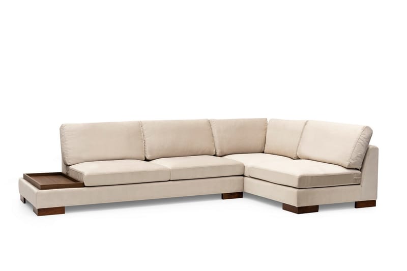 Tulima Sofa med Sjeselong Høyre - Beige/Natur - Hjørnesofa