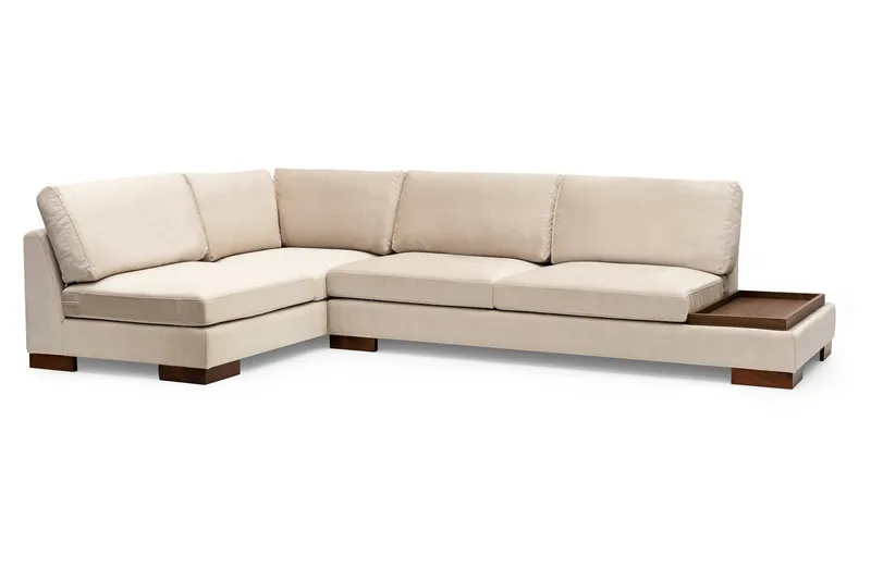 Tulima Sofa med Sjeselong Venstre - Beige/Natur - Møbler - Sofaer - Hjørnesofa