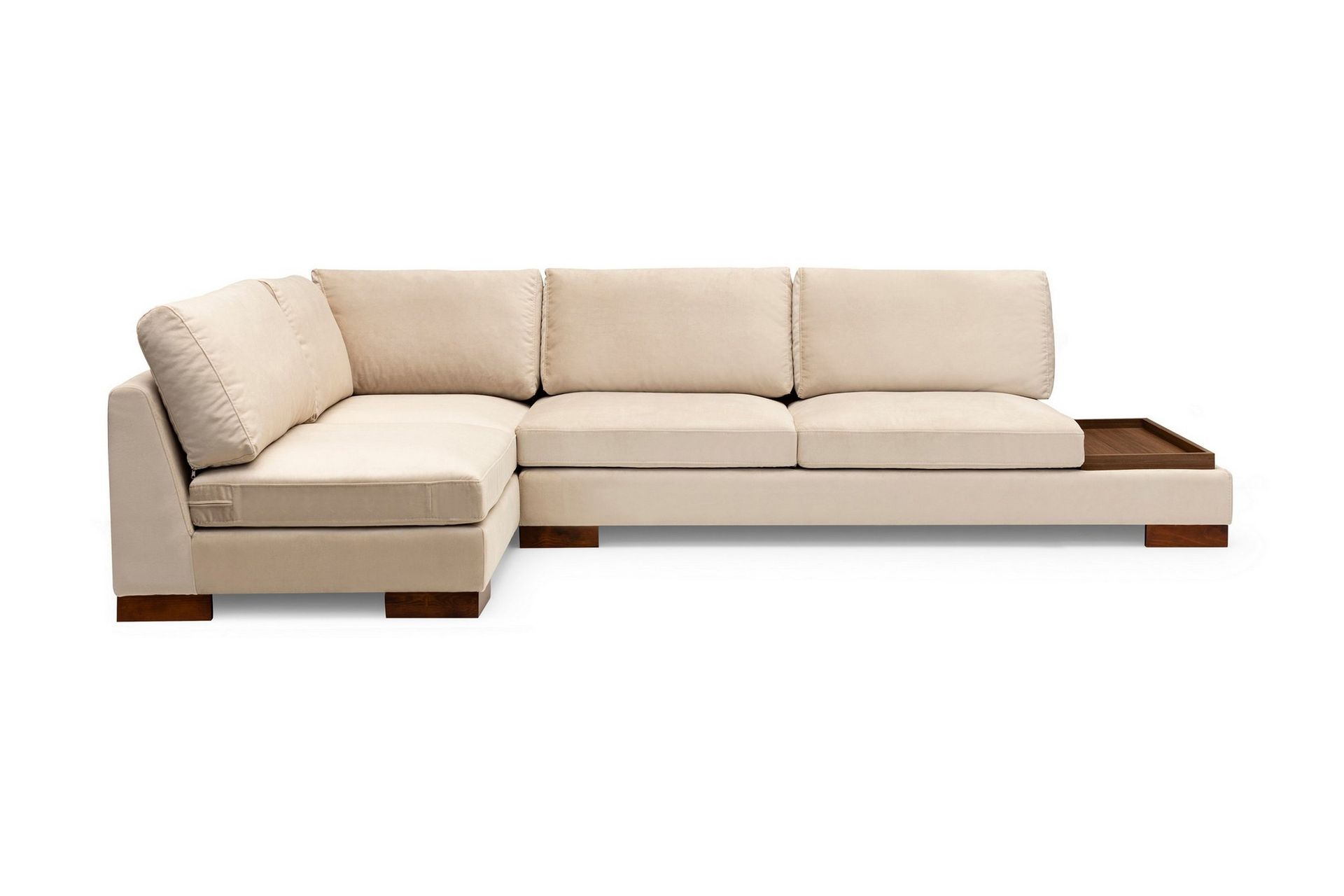 Tulima Sofa med Sjeselong Venstre - Beige/Natur