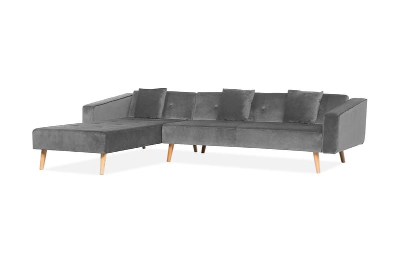 Vadso Hjørnesofa 303 cm - Grå - Møbler - Sofaer - Hjørnesofa