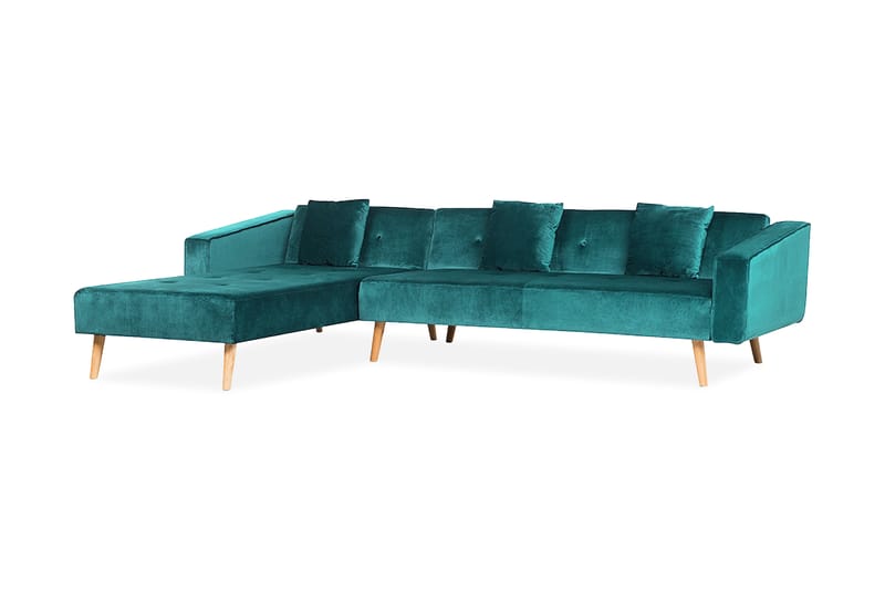 Vadso Hjørnesofa 303 cm - Grønn - Møbler - Sofaer - Hjørnesofa