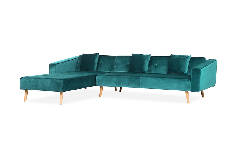 Vadso Hjørnesofa 303 cm - Grønn - Hjørnesofa