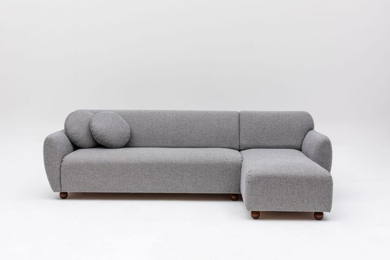 Whitecliffs Divansofa 3-seters - Grå - Møbler - Sofaer - Hjørnesofa