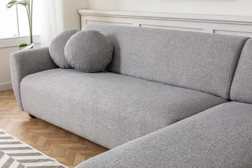 Whitecliffs Divansofa 3-seters - Grå - Møbler - Sofaer - Sofa med sjeselong - 3 seters sofa med divan