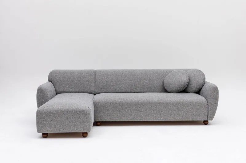Whitecliffs Divansofa 3-seters - Grå - Møbler - Sofaer - Hjørnesofa