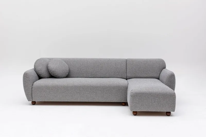 Whitecliffs Divansofa 3-seters - Grå - Møbler - Sofaer - Hjørnesofa