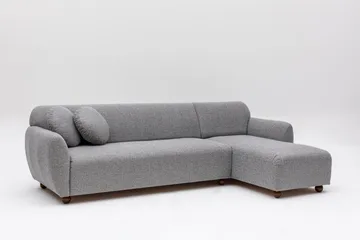 Whitecliffs Divansofa 3-seters - Grå - Møbler - Sofaer - Sofa med sjeselong - 3 seters sofa med divan