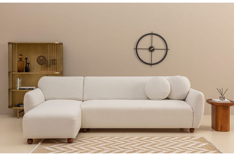 Whitecliffs Divansofa 3-seters - Hvit - Møbler - Sofaer - Hjørnesofa