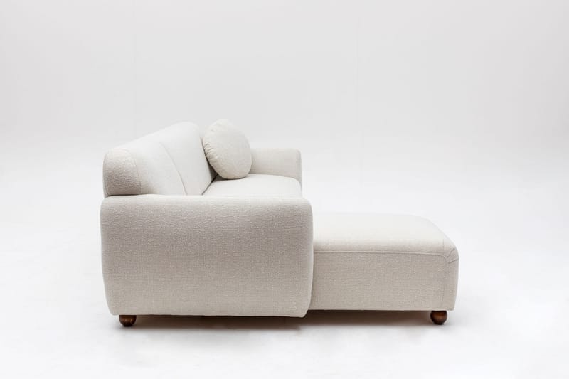 Whitecliffs Divansofa 3-seters - Hvit - Møbler - Sofaer - Hjørnesofa