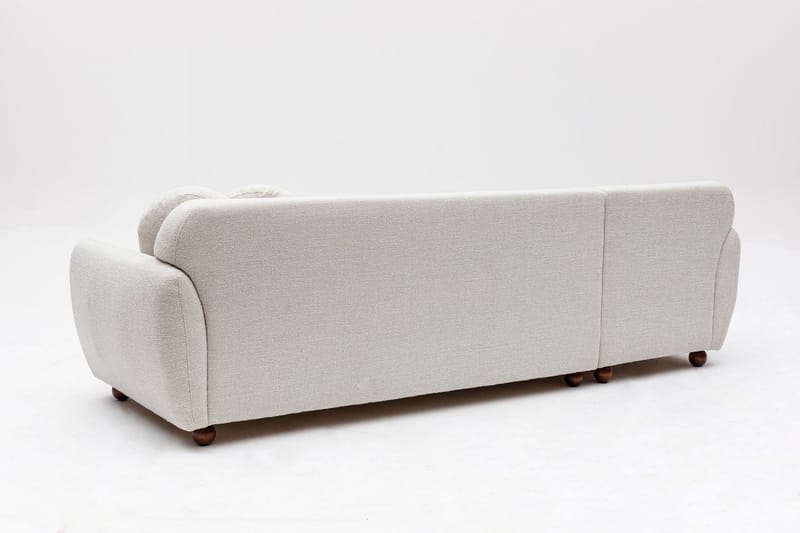 Whitecliffs Divansofa 3-seters - Hvit - Møbler - Sofaer - Hjørnesofa
