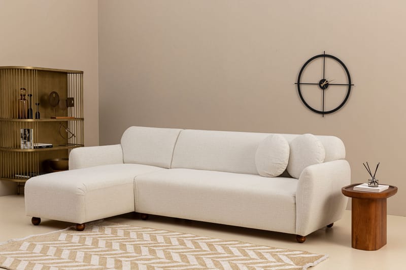 Whitecliffs Divansofa 3-seters - Hvit - Møbler - Sofaer - Hjørnesofa