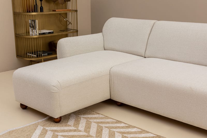 Whitecliffs Divansofa 3-seters - Hvit - Møbler - Sofaer - Hjørnesofa