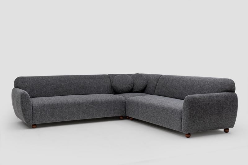 Whitecliffs Hjørnesofa 5-seters - Grå - Møbler - Sofaer - Hjørnesofa