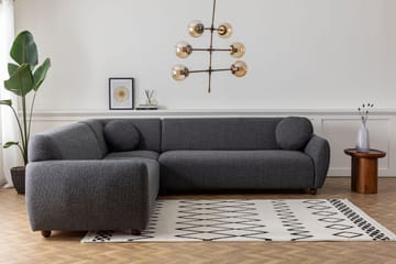 Whitecliffs Hjørnesofa 5-seters - Grå - Møbler - Sofaer - Hjørnesofa