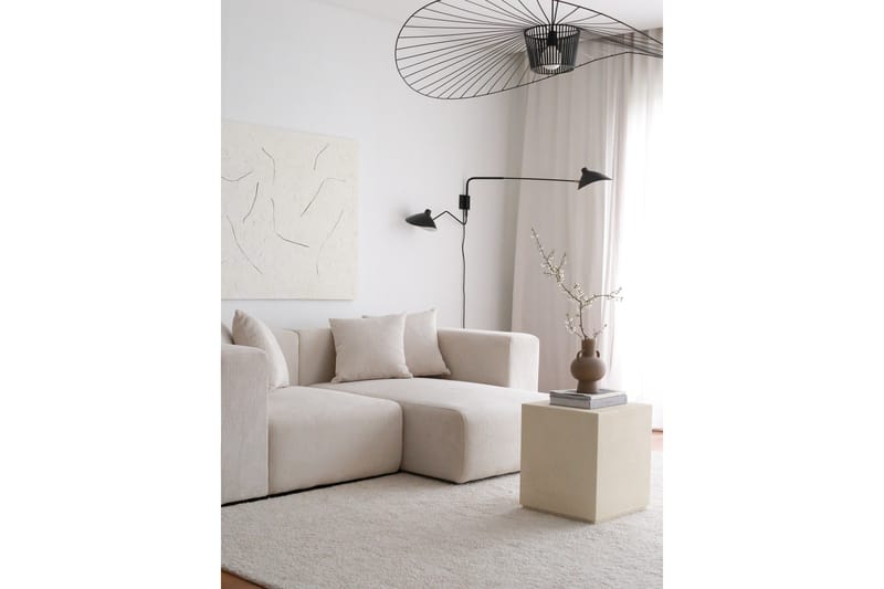 Yolo Hjørnesofa 2-seter - Hvit - Møbler - Sofaer - Hjørnesofa - Hjørnesofa med divan