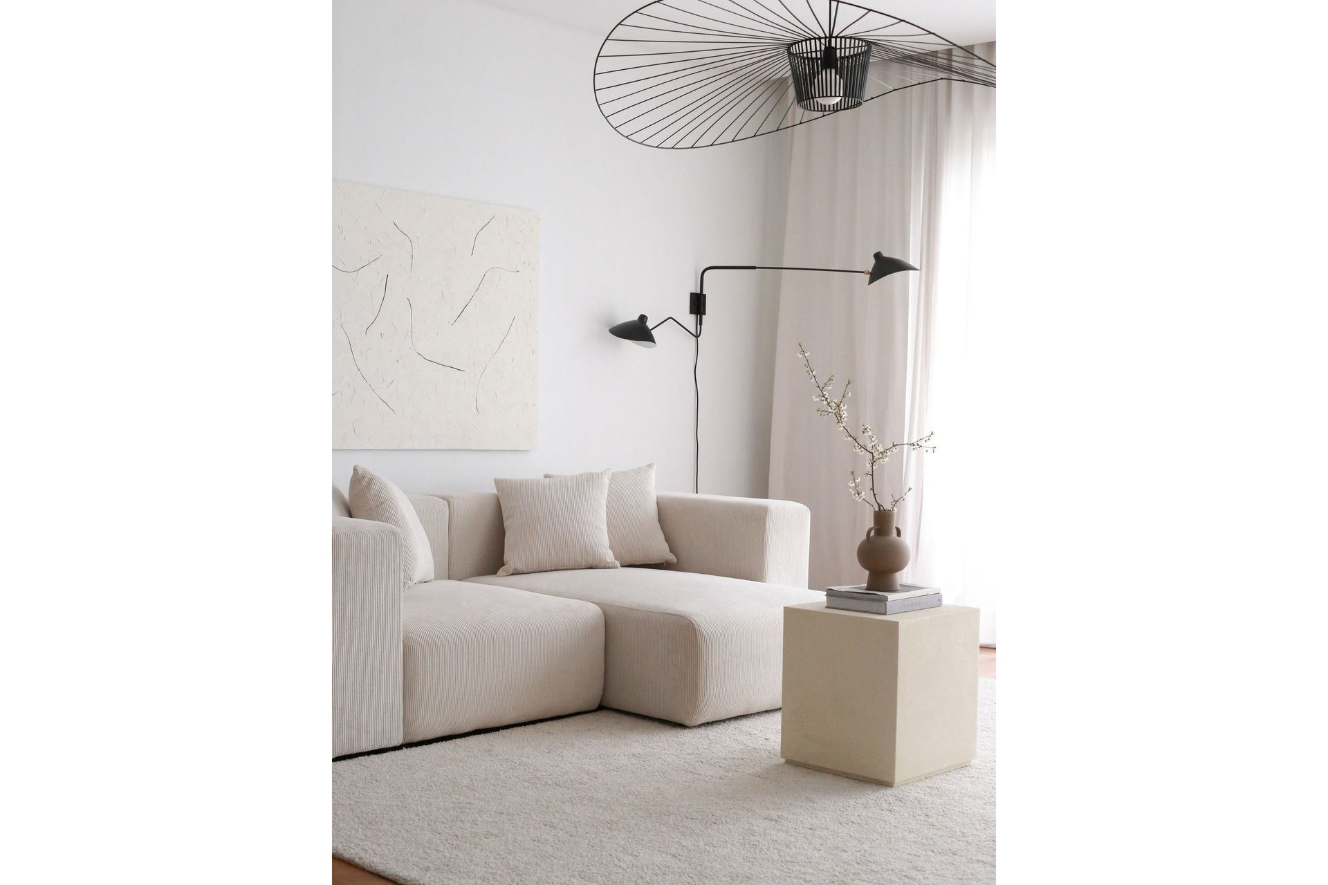 Yolo Hjørnesofa 2-seter - Hvit - Møbler - Sofaer - Hjørnesofa