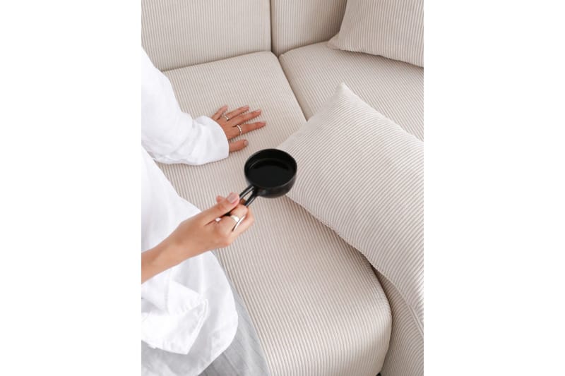 Yolo Hjørnesofa 2-seter - Hvit - Møbler - Sofaer - Hjørnesofa - Hjørnesofa med divan