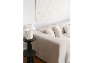 Yolo Hjørnesofa 4-seter - Hvit - Møbler - Sofaer - Sofa med sjeselong - 4 seters sofa med divan