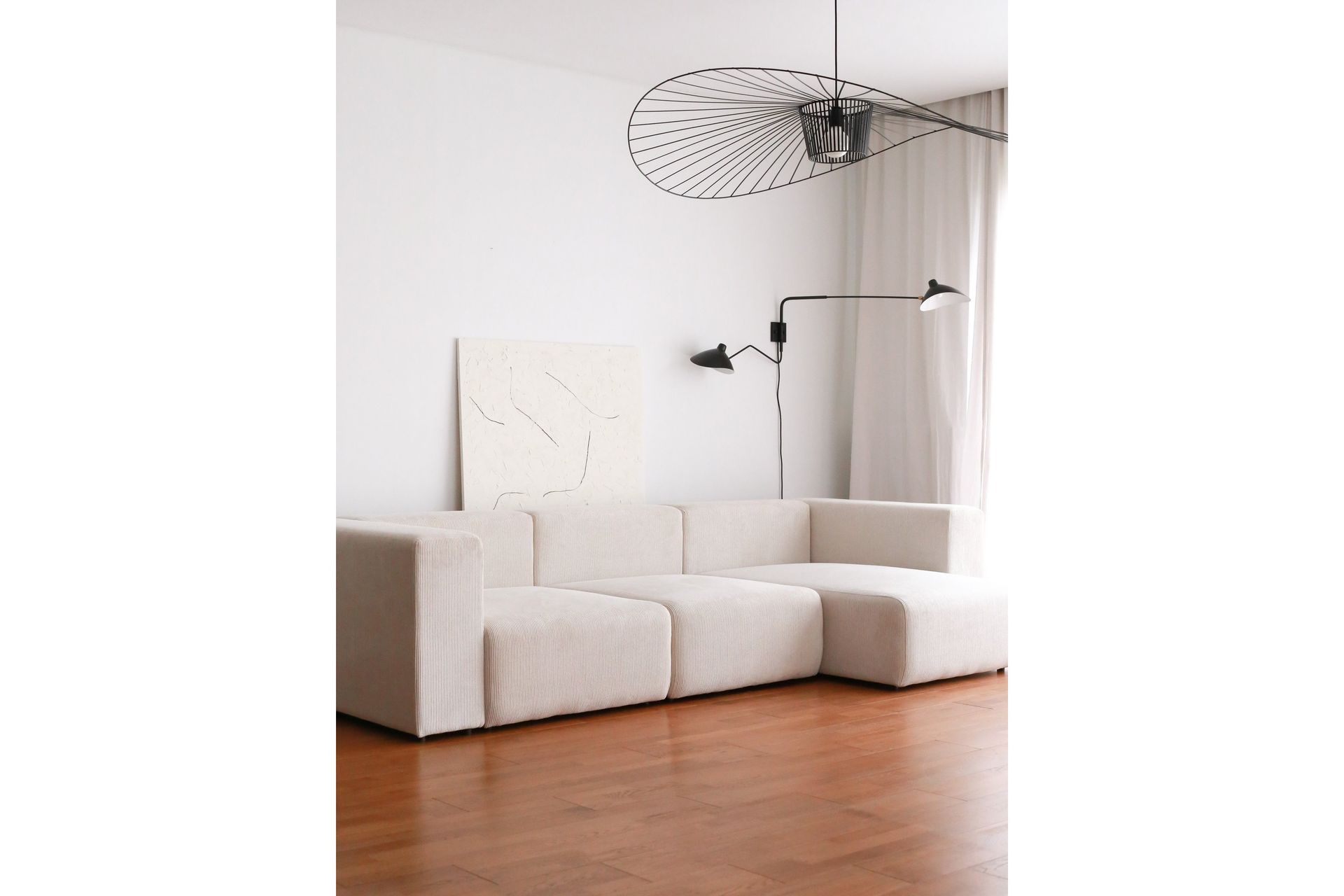 Yolo Hjørnesofa 4-seter - Hvit - Møbler - Sofaer - Hjørnesofa
