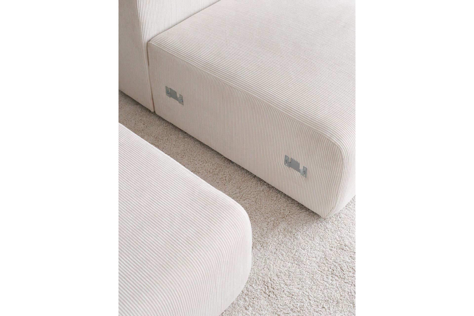 Yolo Hjørnesofa 4-seter - Hvit - Møbler - Sofaer - Hjørnesofa