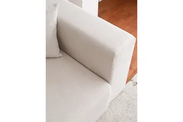 Yolo Hjørnesofa 4-seter - Hvit - Møbler - Sofaer - Sofa med sjeselong - 4 seters sofa med divan