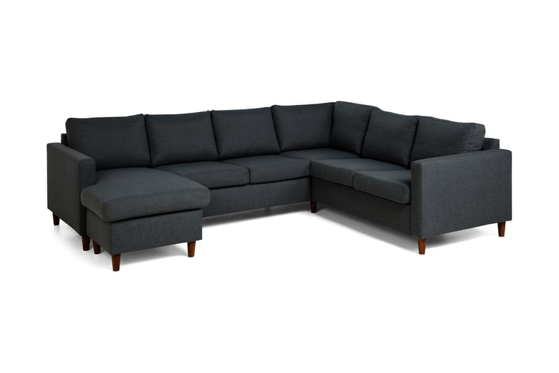 Zero Hjørnesofa med Divan Vendbar - Mørkegrå - Møbler - Sofaer - Hjørnesofa - Hjørnesofa med divan