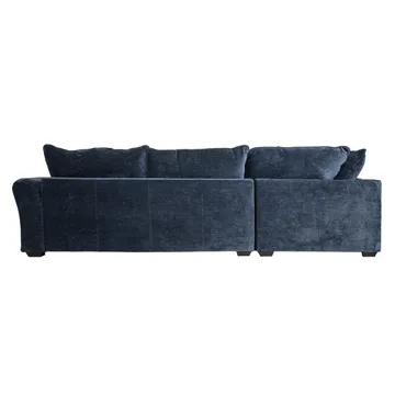 Hjørnesofa/ottoman Denvi - mørk blå - Møbler - Sofaer - Hjørnesofa
