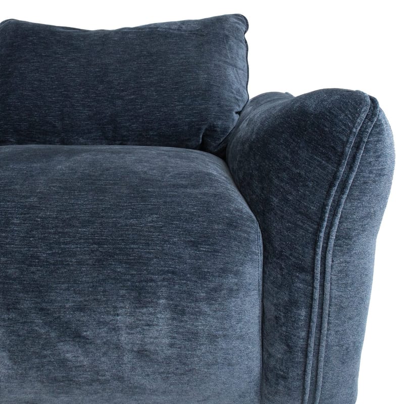 Hjørnesofa/ottoman Denvi - mørk blå - Møbler - Sofaer - Hjørnesofa