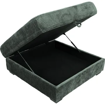 Hjørnesofa/ottoman Denvi - mintgrønn - Møbler - Sofaer - Hjørnesofa