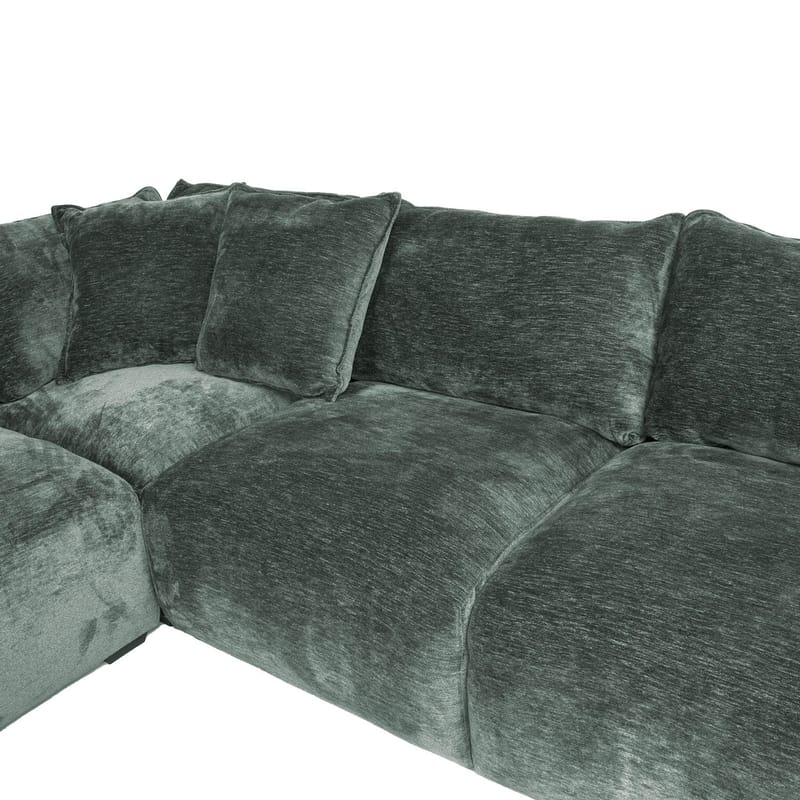 Hjørnesofa/ottoman Denvi - mintgrønn - Møbler - Sofaer - Hjørnesofa