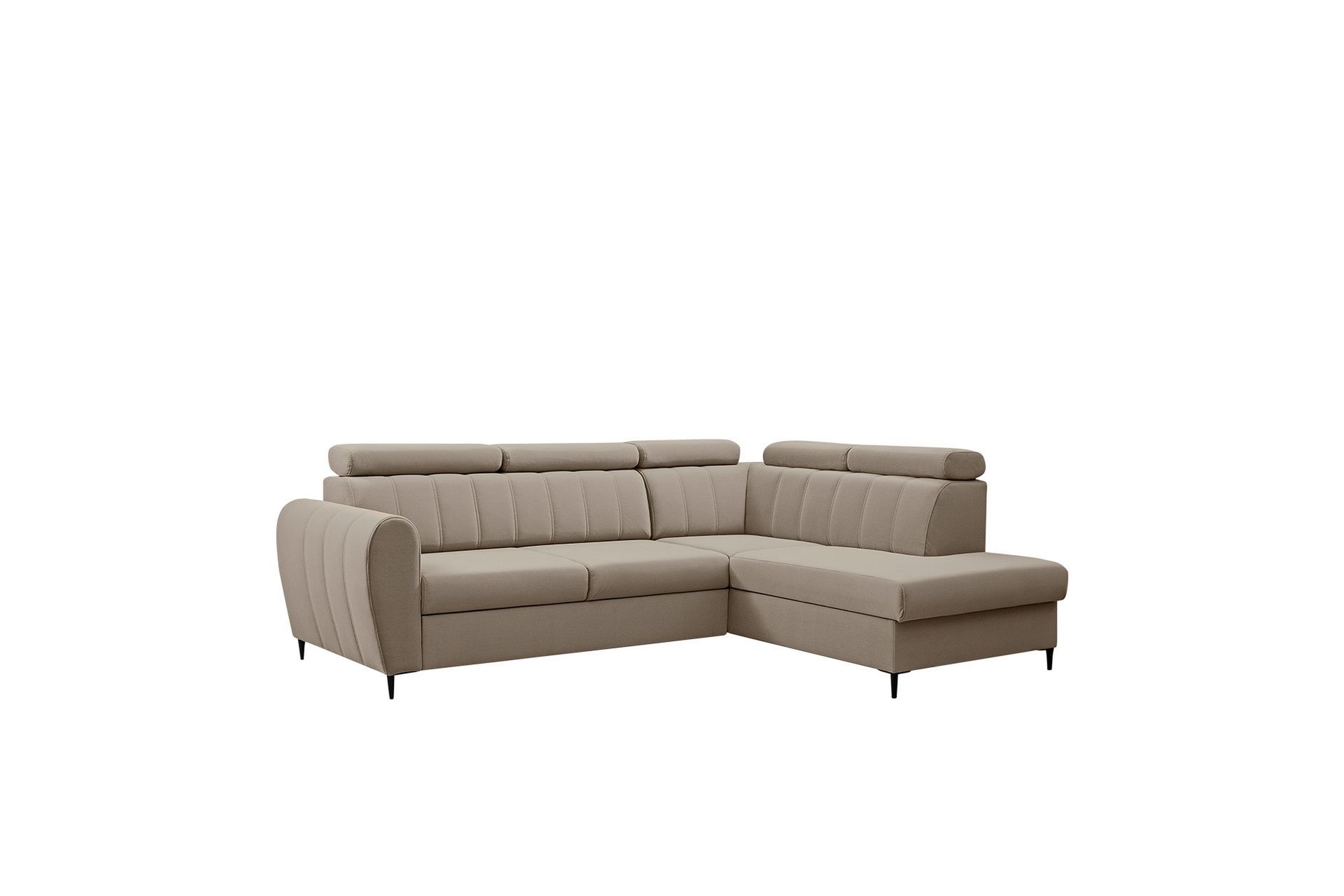 Hoffman Sofa med Sjeselong 3-seter - Beige - Møbler - Sofaer - Sofa med sjeselong