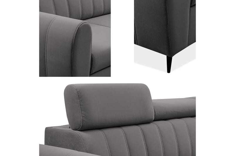 Hoffman Sofa med Sjeselong 3-seter - Kobber - Møbler - Sofaer - Sofa med sjeselong