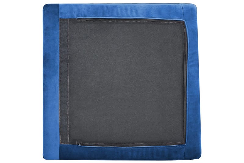 Hörnsektion Beliani Evja Blå blue - Møbler - Sofaer - Modulsofaer - Hjørnemodul