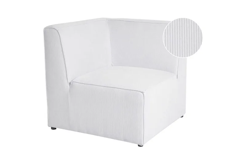 Hörnsektion Beliani Lemvig Beige NO_BRAND White, undefined