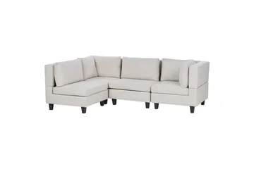 Hörnsoffa Beige, Black - Møbler - Sofaer - Modulsofaer - Komplett modulsofa