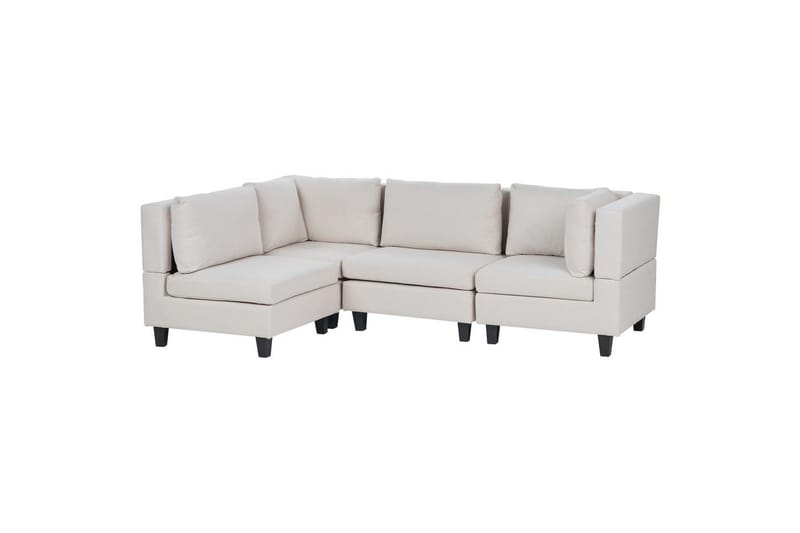 Hörnsoffa Beige, Black - Møbler - Sofaer - Modulsofaer - Komplett modulsofa