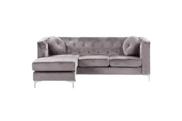 Hörnsoffa Beliani Flen Högervänd Left-faced - Møbler - Sofaer - Sofagrupper