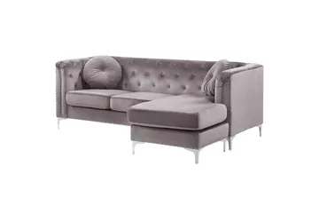 Hörnsoffa Beliani Flen Högervänd Right-faced - Møbler - Sofaer - Sofagrupper
