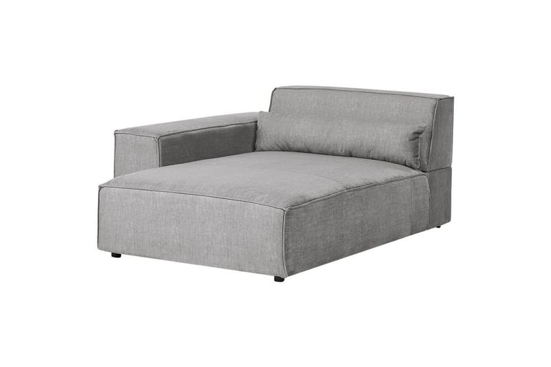 Hörnsoffa Beliani Hellnar Beige, Högervänd Grey Left-faced - Møbler - Sofaer - Sofagrupper