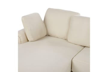 Hörnsoffa Beliani Kohlo Högervänd Beige - Møbler - Sofaer - Sofagrupper