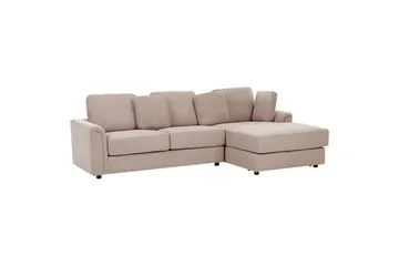 Hörnsoffa Beliani Kohlo Vänstervänd Taupe - Møbler - Sofaer - Sofagrupper