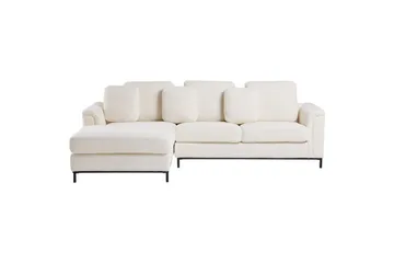 Hörnsoffa Beliani Oslo Högervänd Left-faced - Møbler - Sofaer - Sofa med sjeselong