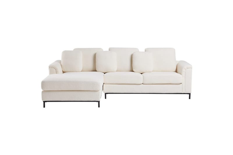 Hörnsoffa Beliani Oslo Högervänd Left-faced - Møbler - Sofaer - Sofa med sjeselong