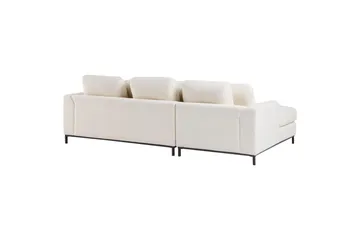 Hörnsoffa Beliani Oslo Högervänd Left-faced - Møbler - Sofaer - Sofa med sjeselong