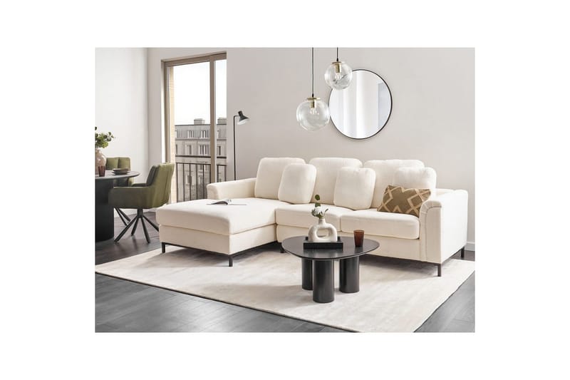 Hörnsoffa Beliani Oslo Högervänd Left-faced - Møbler - Sofaer - Sofa med sjeselong