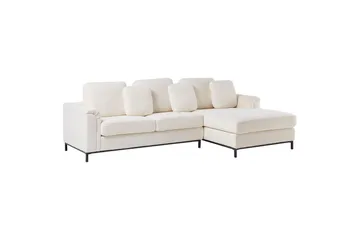 Hörnsoffa Beliani Oslo Högervänd Right-faced - Møbler - Sofaer - Sofa med sjeselong