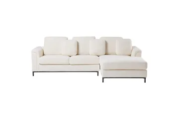 Hörnsoffa Beliani Oslo Högervänd Right-faced - Møbler - Sofaer - Sofa med sjeselong